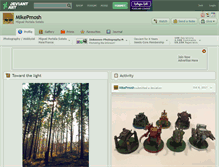 Tablet Screenshot of mikepmosh.deviantart.com