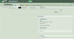 Desktop Screenshot of cloudikitsune.deviantart.com