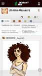 Mobile Screenshot of lil-miss-massacre.deviantart.com