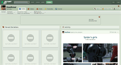 Desktop Screenshot of deadkesar.deviantart.com