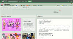 Desktop Screenshot of cuteboom.deviantart.com