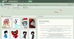 Desktop Screenshot of littelmoonie.deviantart.com