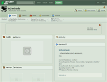 Tablet Screenshot of intheshade.deviantart.com