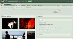 Desktop Screenshot of mercury-666.deviantart.com