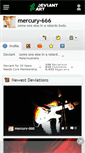 Mobile Screenshot of mercury-666.deviantart.com