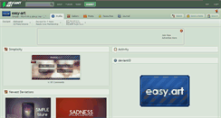 Desktop Screenshot of easy-art.deviantart.com