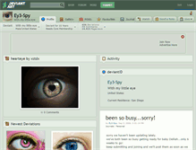 Tablet Screenshot of ey3-spy.deviantart.com