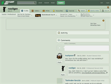 Tablet Screenshot of nooligan.deviantart.com