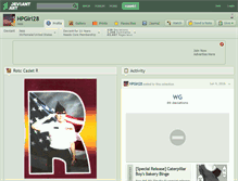 Tablet Screenshot of hpgirl28.deviantart.com