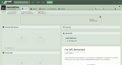 Desktop Screenshot of mad-hattress.deviantart.com