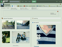 Tablet Screenshot of frezned.deviantart.com