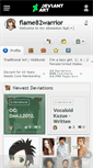 Mobile Screenshot of flame82warrior.deviantart.com