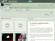 Tablet Screenshot of chained-up.deviantart.com