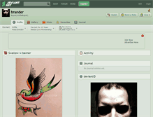 Tablet Screenshot of brander.deviantart.com