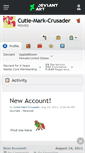 Mobile Screenshot of cutie-mark-crusader.deviantart.com