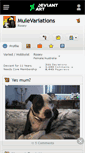 Mobile Screenshot of mulevariations.deviantart.com