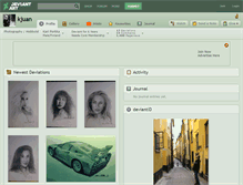 Tablet Screenshot of kjuan.deviantart.com