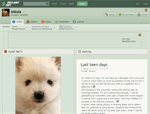 Tablet Screenshot of lelkola.deviantart.com
