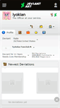 Mobile Screenshot of lyokian.deviantart.com