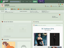 Tablet Screenshot of lyokian.deviantart.com