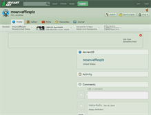 Tablet Screenshot of moarwafflesplz.deviantart.com