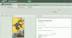 Desktop Screenshot of cinnabar-red.deviantart.com