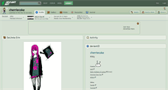Desktop Screenshot of cherriecoke.deviantart.com