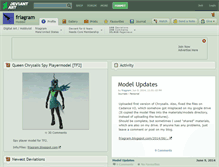 Tablet Screenshot of friagram.deviantart.com