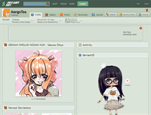 Tablet Screenshot of mangotea.deviantart.com