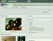 Tablet Screenshot of pingm.deviantart.com