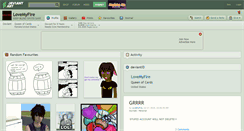 Desktop Screenshot of lovemyfire.deviantart.com
