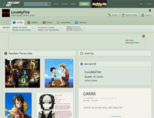 Tablet Screenshot of lovemyfire.deviantart.com