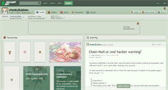 Desktop Screenshot of cheekybubbles.deviantart.com