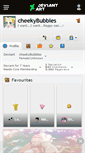 Mobile Screenshot of cheekybubbles.deviantart.com