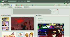 Desktop Screenshot of jojo56830.deviantart.com