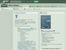 Tablet Screenshot of collect-stamps.deviantart.com