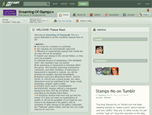 Tablet Screenshot of dreaming-of-stamps.deviantart.com