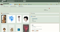 Desktop Screenshot of freakenstein.deviantart.com