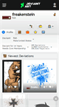 Mobile Screenshot of freakenstein.deviantart.com