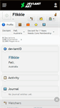 Mobile Screenshot of flikkie.deviantart.com