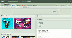 Desktop Screenshot of magnus911.deviantart.com