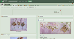 Desktop Screenshot of plumevine.deviantart.com