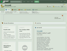 Tablet Screenshot of grovyleb.deviantart.com