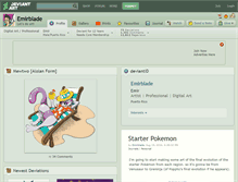 Tablet Screenshot of emirblade.deviantart.com