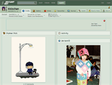 Tablet Screenshot of kisixchan.deviantart.com