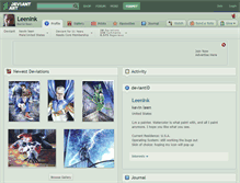 Tablet Screenshot of leenink.deviantart.com