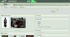 Desktop Screenshot of akbart.deviantart.com