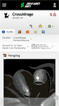 Mobile Screenshot of crossmirage.deviantart.com