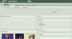 Desktop Screenshot of inuniqua.deviantart.com