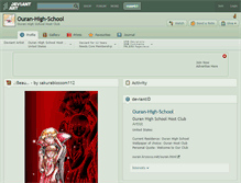 Tablet Screenshot of ouran-high-school.deviantart.com